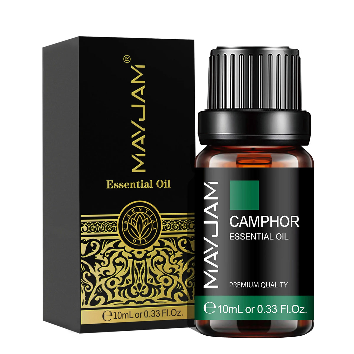 Olejek Eteryczny MAYJAM 10ML — Zapachowy Olejek do Aromaterapii (Lawenda, Jaśmin, Eukaliptus, Wanilia, Drzewo Sandałowe, Bergamotka, Rozmaryn, Cytronela, Cynamon)