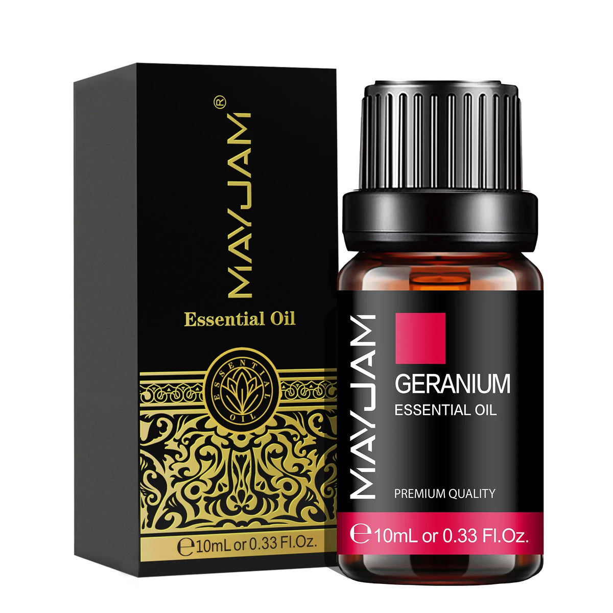 Olejek Eteryczny MAYJAM 10ML — Zapachowy Olejek do Aromaterapii (Lawenda, Jaśmin, Eukaliptus, Wanilia, Drzewo Sandałowe, Bergamotka, Rozmaryn, Cytronela, Cynamon)