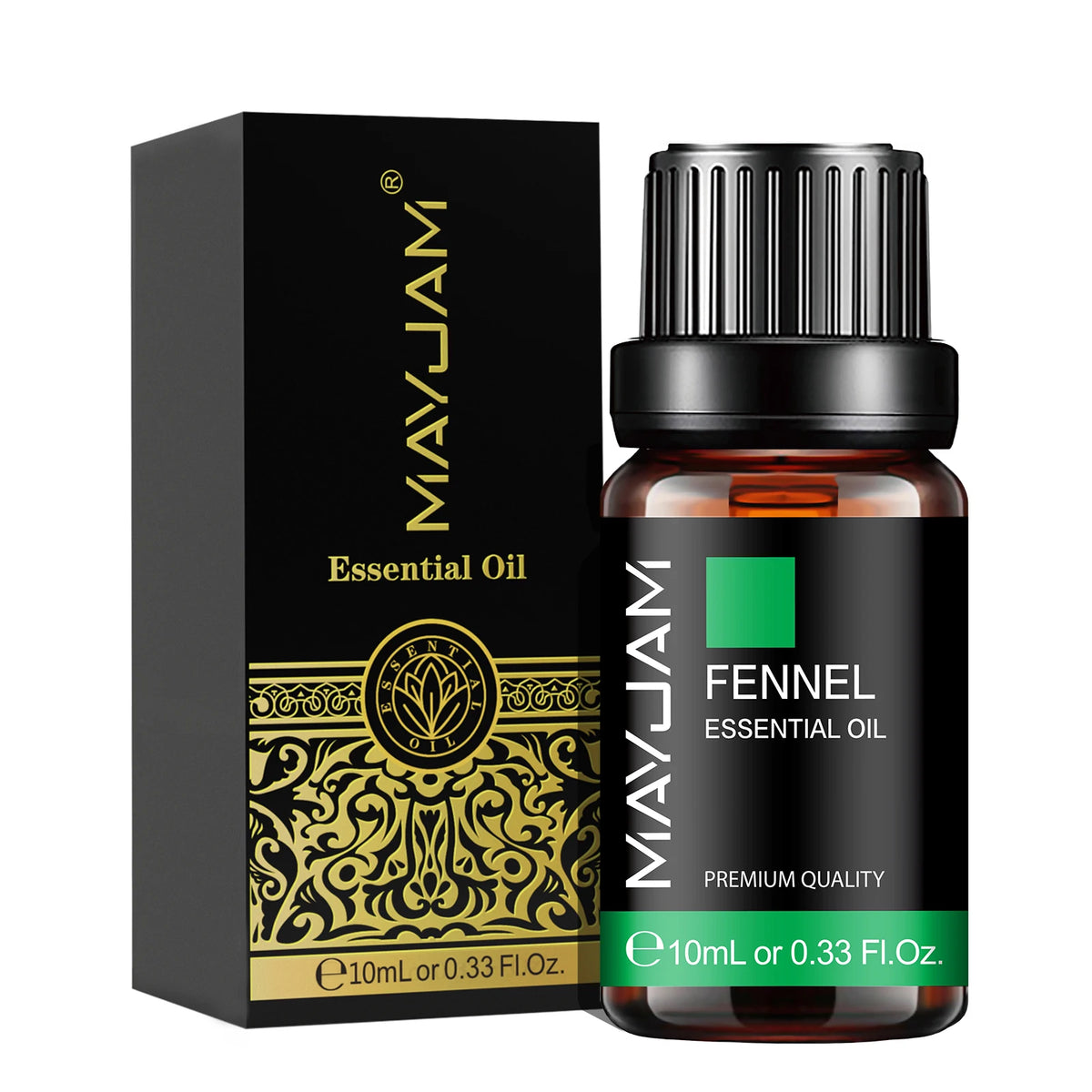 Olejek Eteryczny MAYJAM 10ML — Zapachowy Olejek do Aromaterapii (Lawenda, Jaśmin, Eukaliptus, Wanilia, Drzewo Sandałowe, Bergamotka, Rozmaryn, Cytronela, Cynamon)